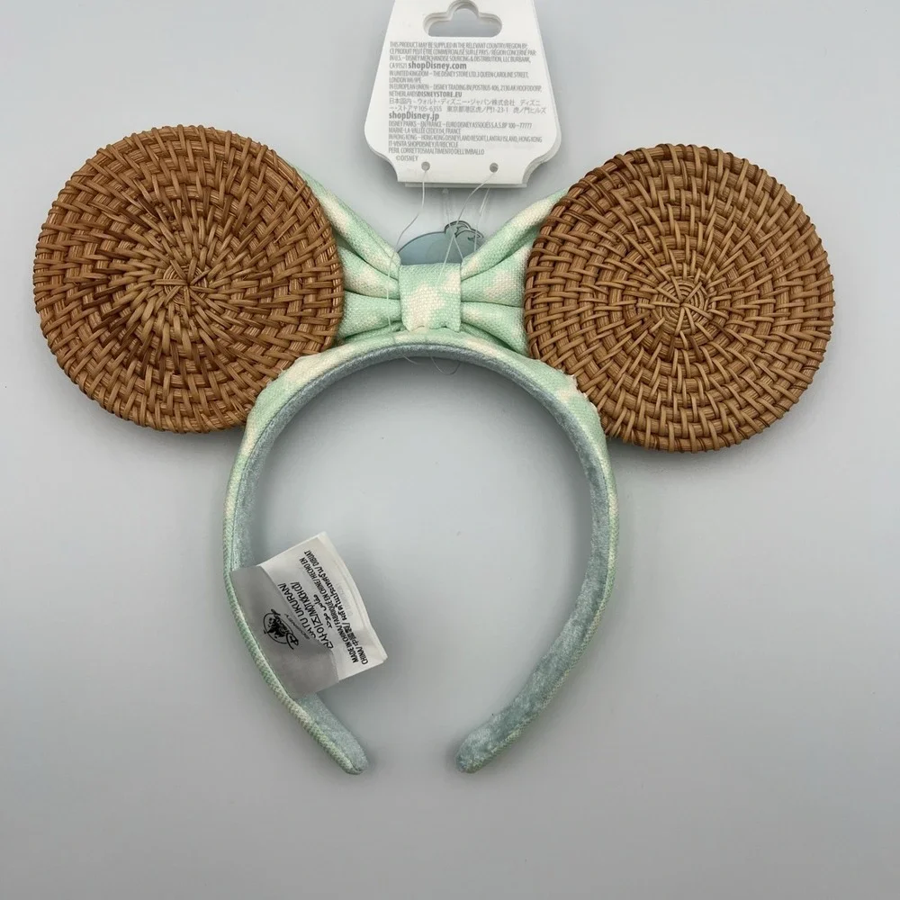 Disney Parks‎ Minnie Mouse Ears Summer Palm Rattan